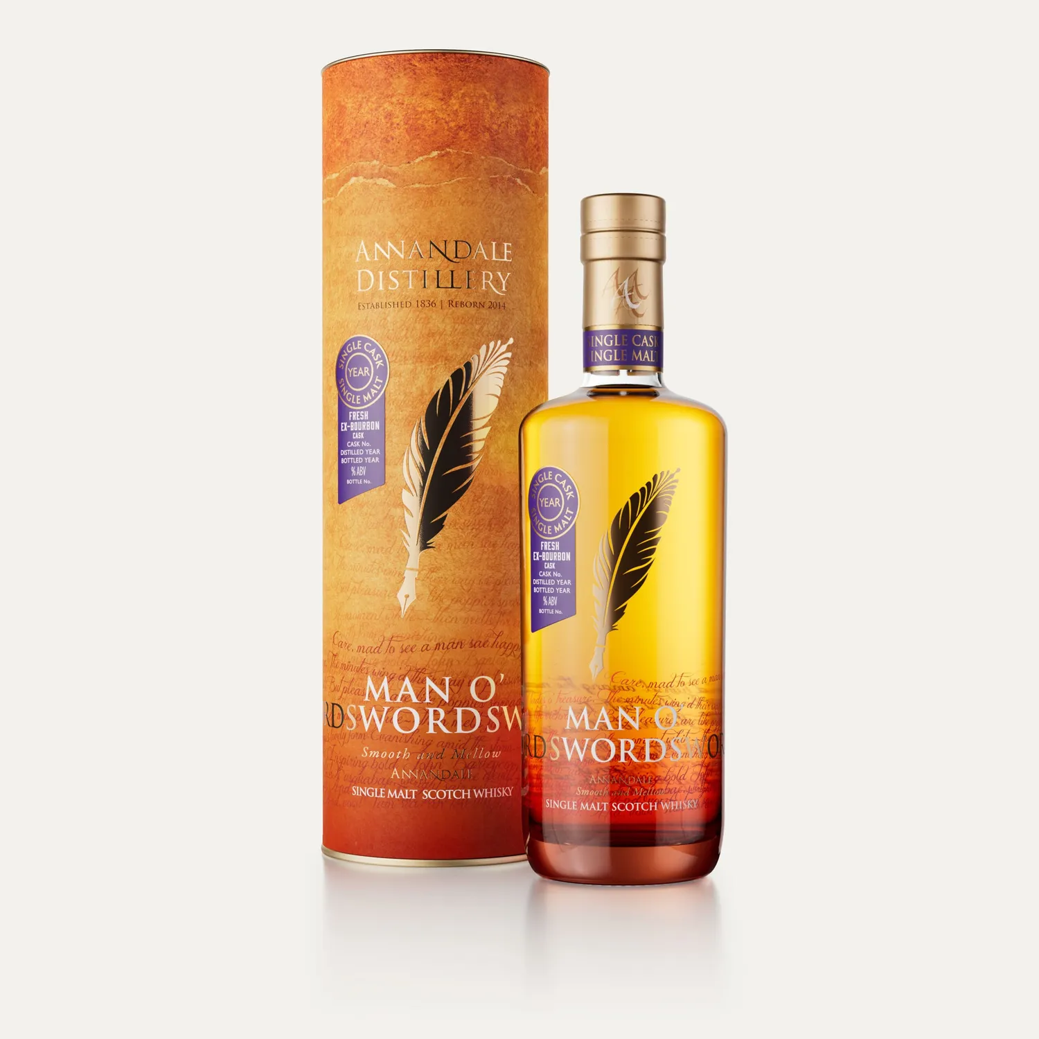 Annandale Man OWords 1139 Fresh Ex-Bourbon whisky vanilje