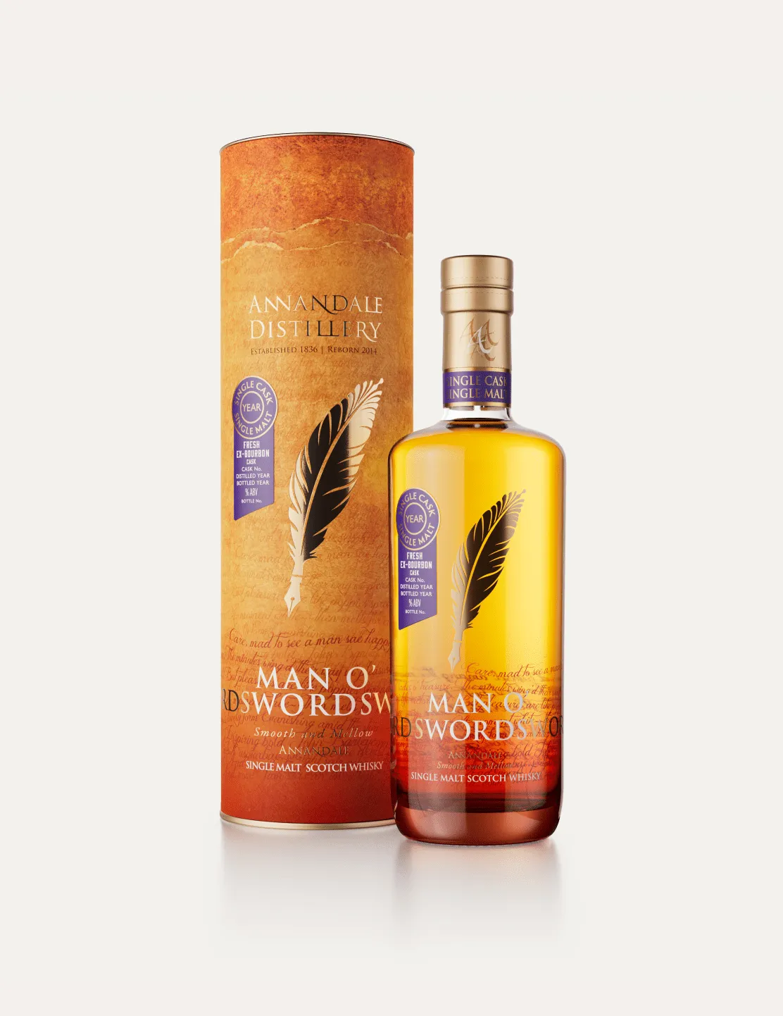 Annandale Man O'Words 487 Vintage whisky ex-bourbon